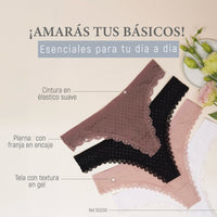 Brasilera Con Franja de Encaje REF 103200