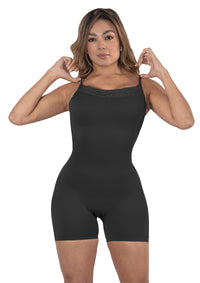 Luxe Sculpt Short Body Con Encaje Smart Secret Tu Figura Redefinida Con Elegancia Invisible. REF 2180