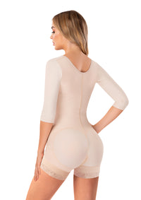 Faja Powernet Postoperatoria Manga Larga Tipo Short REF 3386