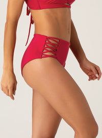Panty Alto con Pitillos Cruzados REF 3715