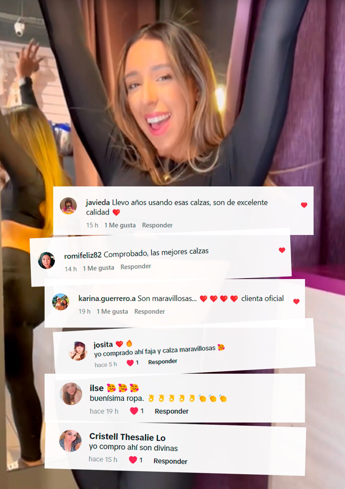 Calza UPLIFTING  100% COLOMBIANA REF 7018