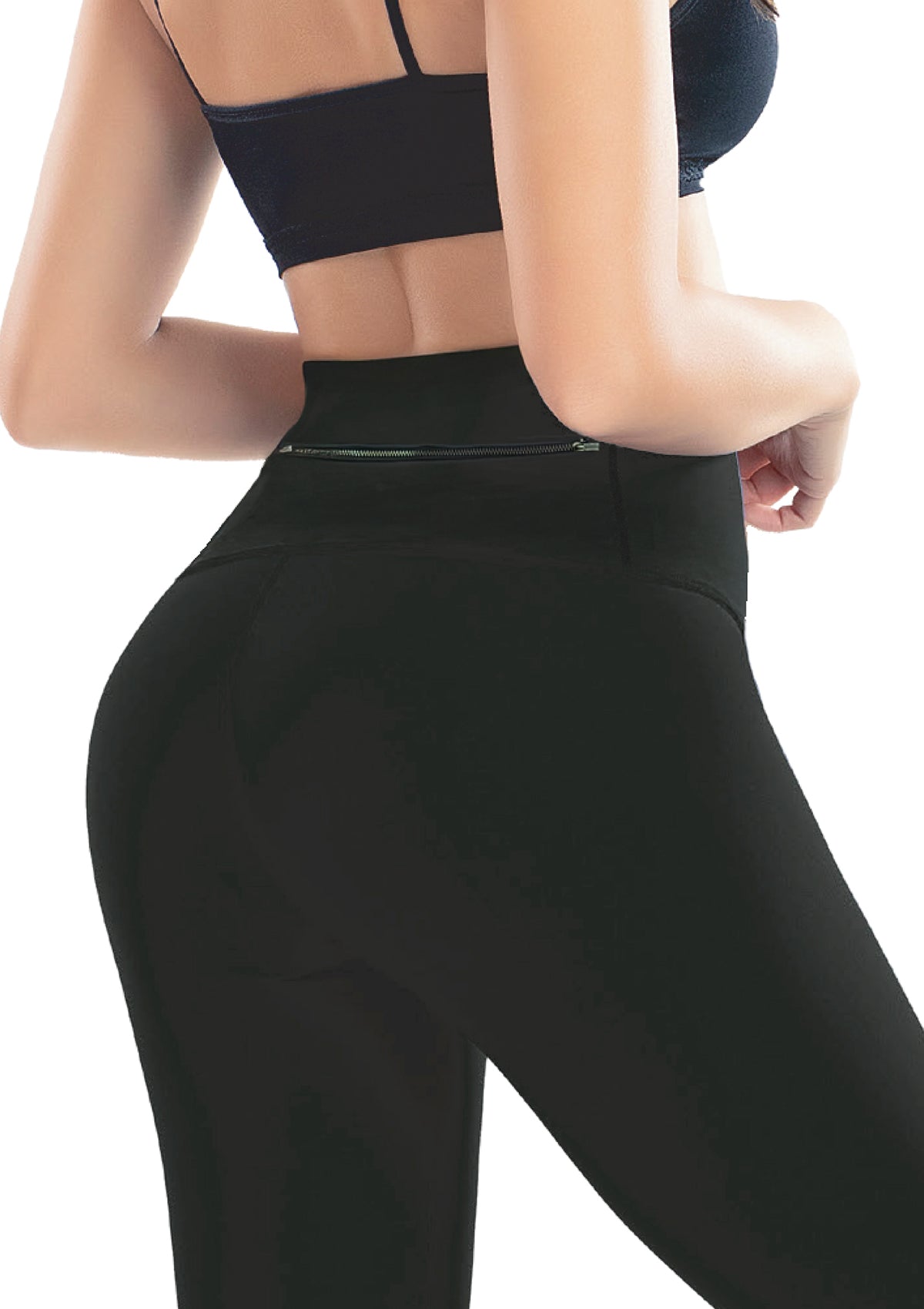 Leggins Cintura Alta con Zipper REF 7116 – evozze