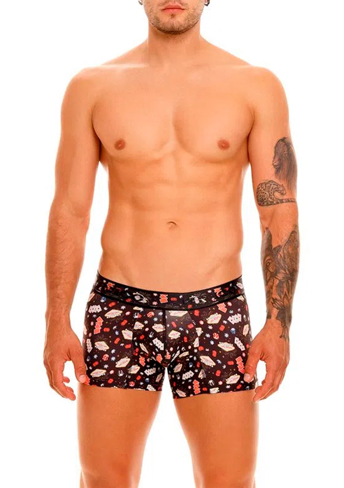 BOXER CORTO CASINO MICROFIBRA