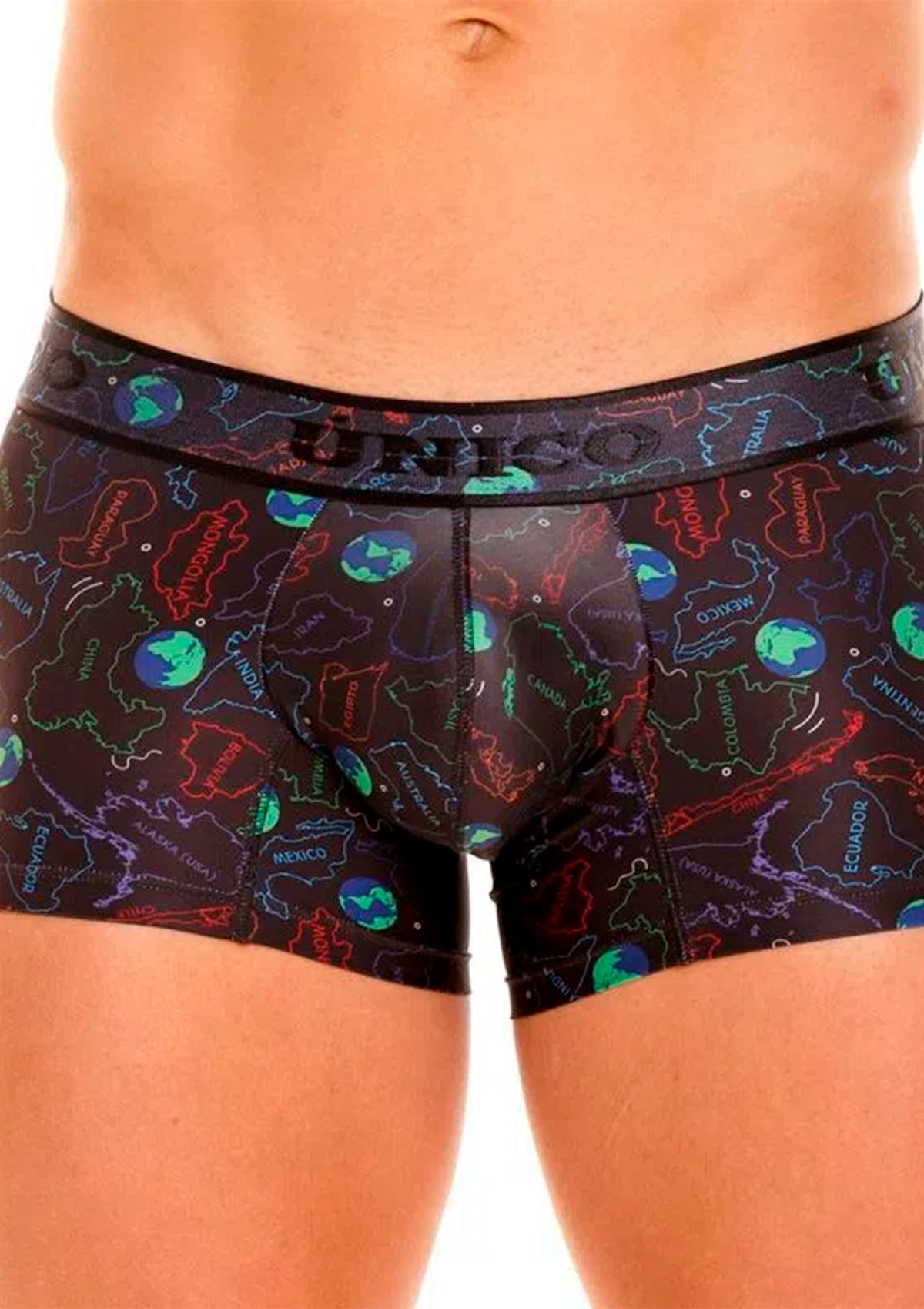 BOXER CORTO GEOGRAFÍA MICROFIBRA