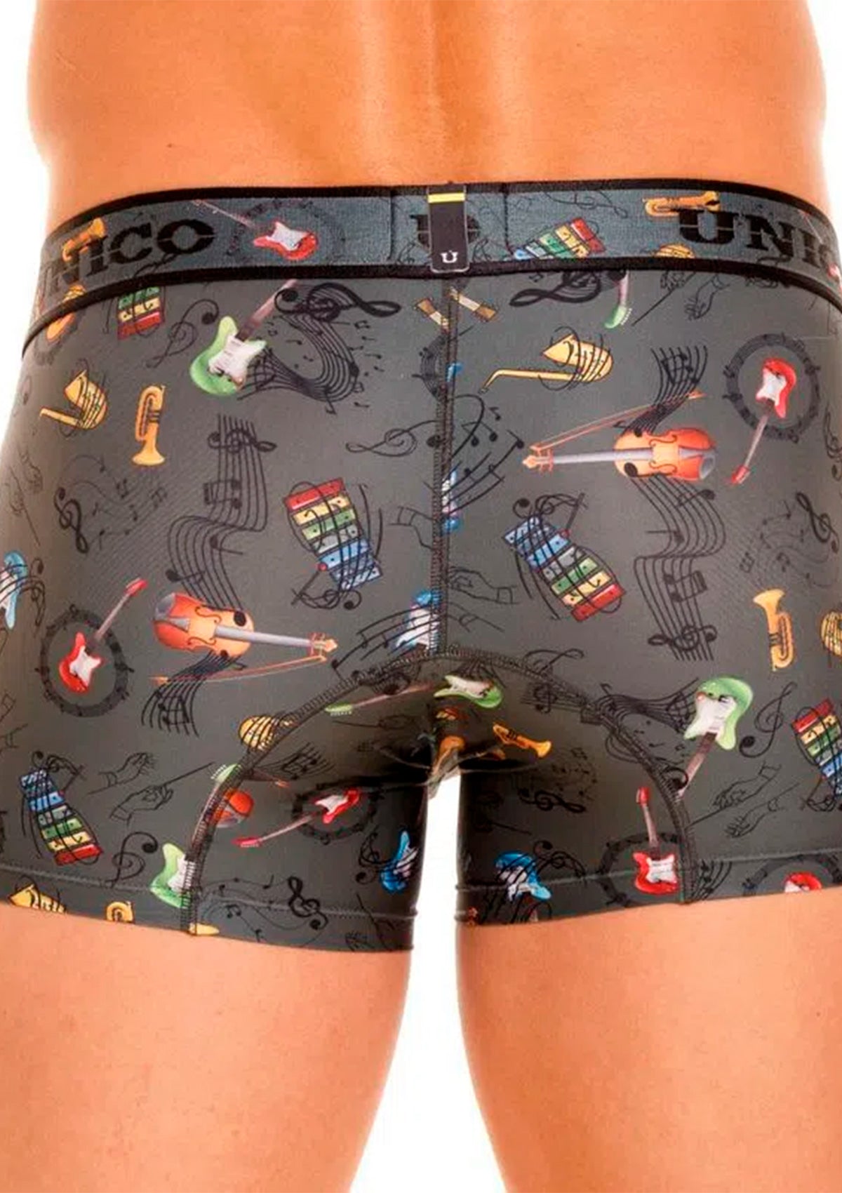 BOXER CORTO MÚSICA MICROFIBRA