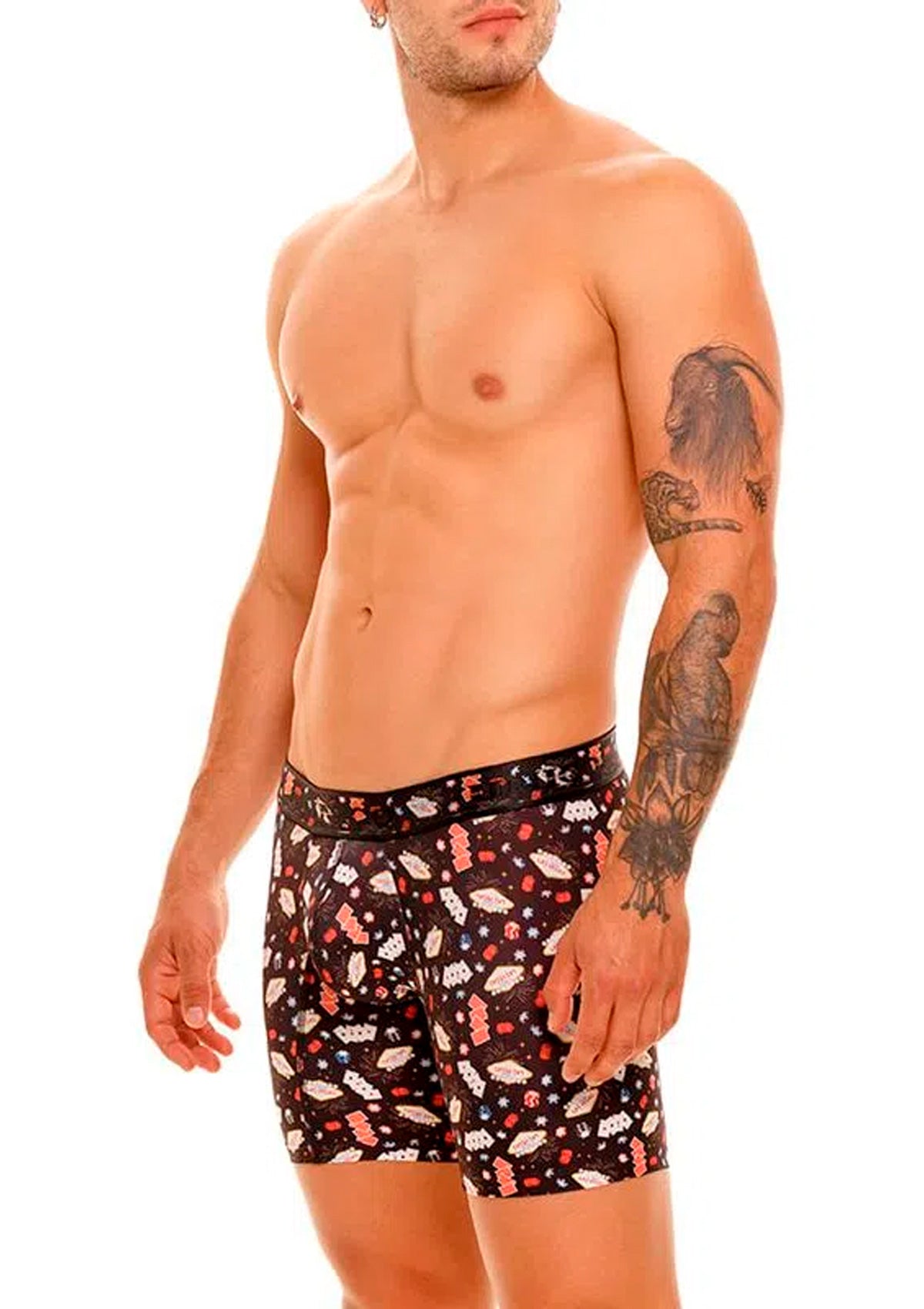 BOXER MEDIO CASINO MICROFIBRA