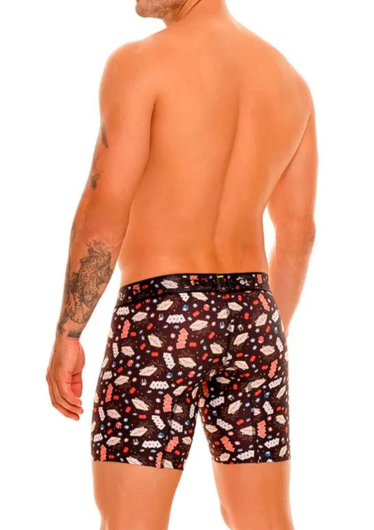 BOXER MEDIO CASINO MICROFIBRA