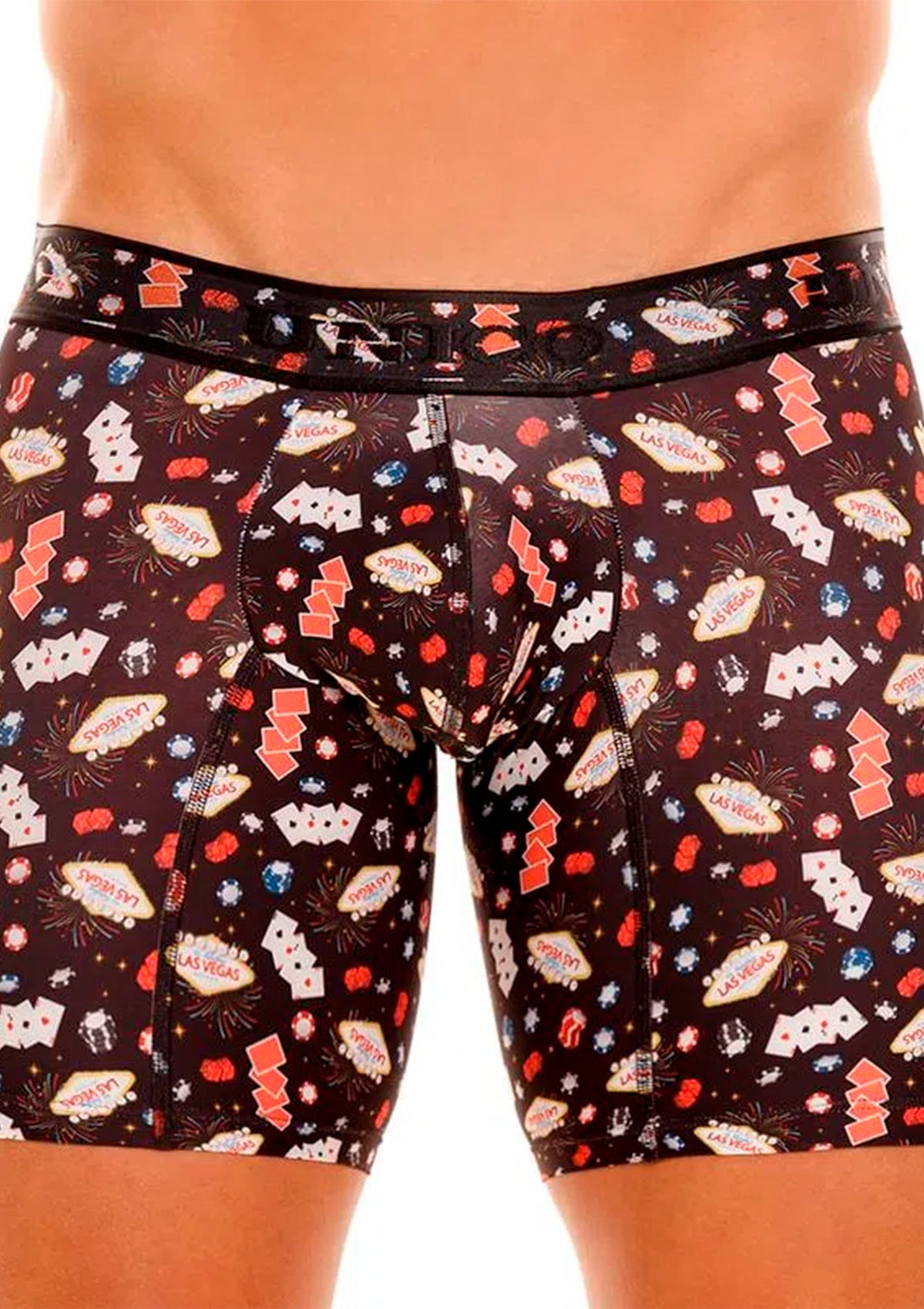 BOXER MEDIO CASINO MICROFIBRA