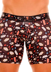 BOXER MEDIO CASINO MICROFIBRA