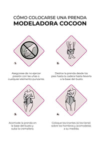 Body Alta Compresión Encaje Exterior Tipo Colaless REF 1998