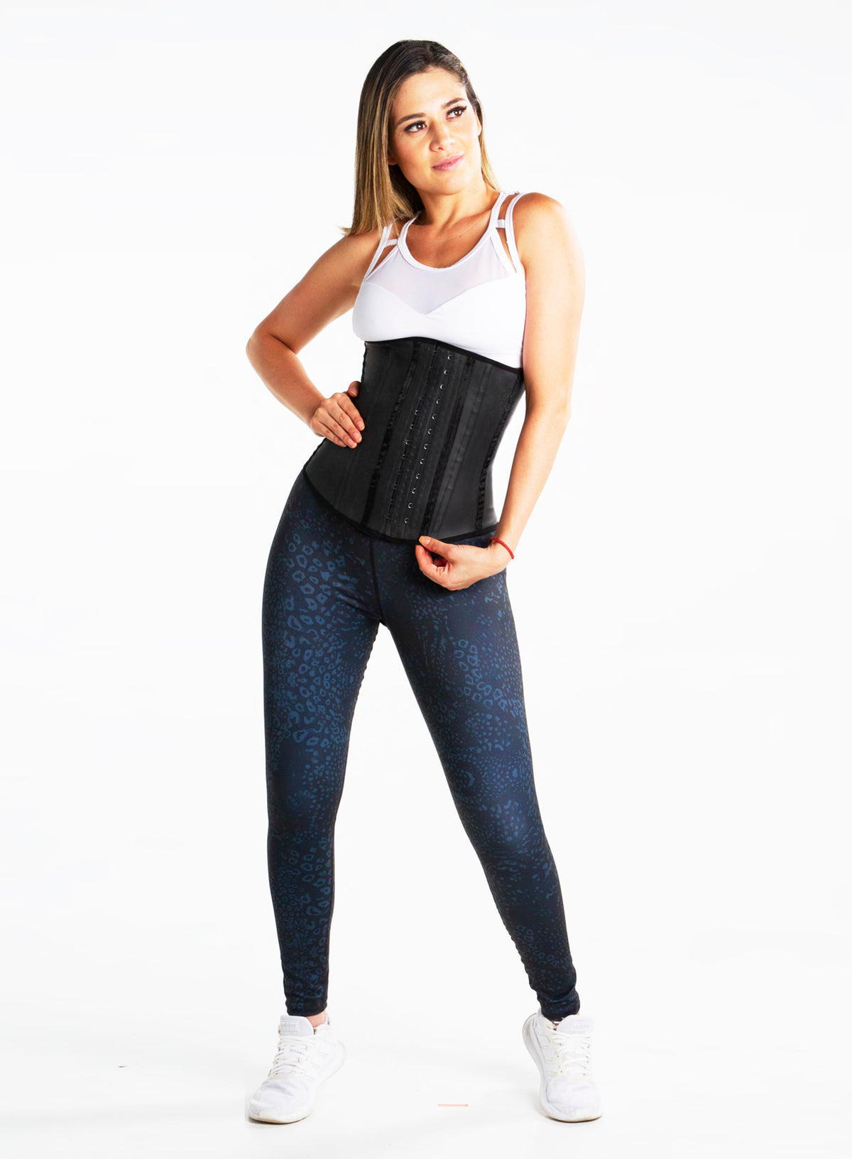 Calza Tipo Leggings Reductora Animal Print Gris Ref.: 7035E