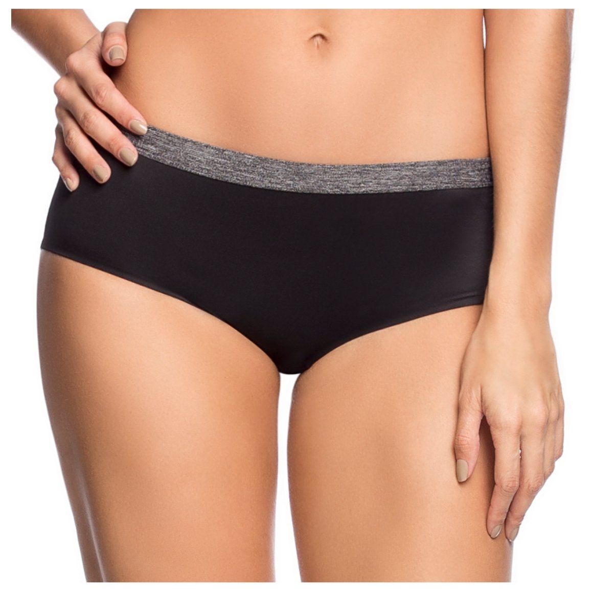 Pantaleta Deportiva con tecnología  Seamless Azul REF 104299