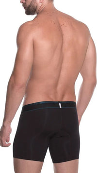 BOXER COPA MEDIO WEEK TURQUOISE MICROFIBRA