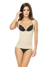 Camiseta Bajo Busto Reductora Colombiana Se Adapta a Ti Sin Enrollarse REF 3568