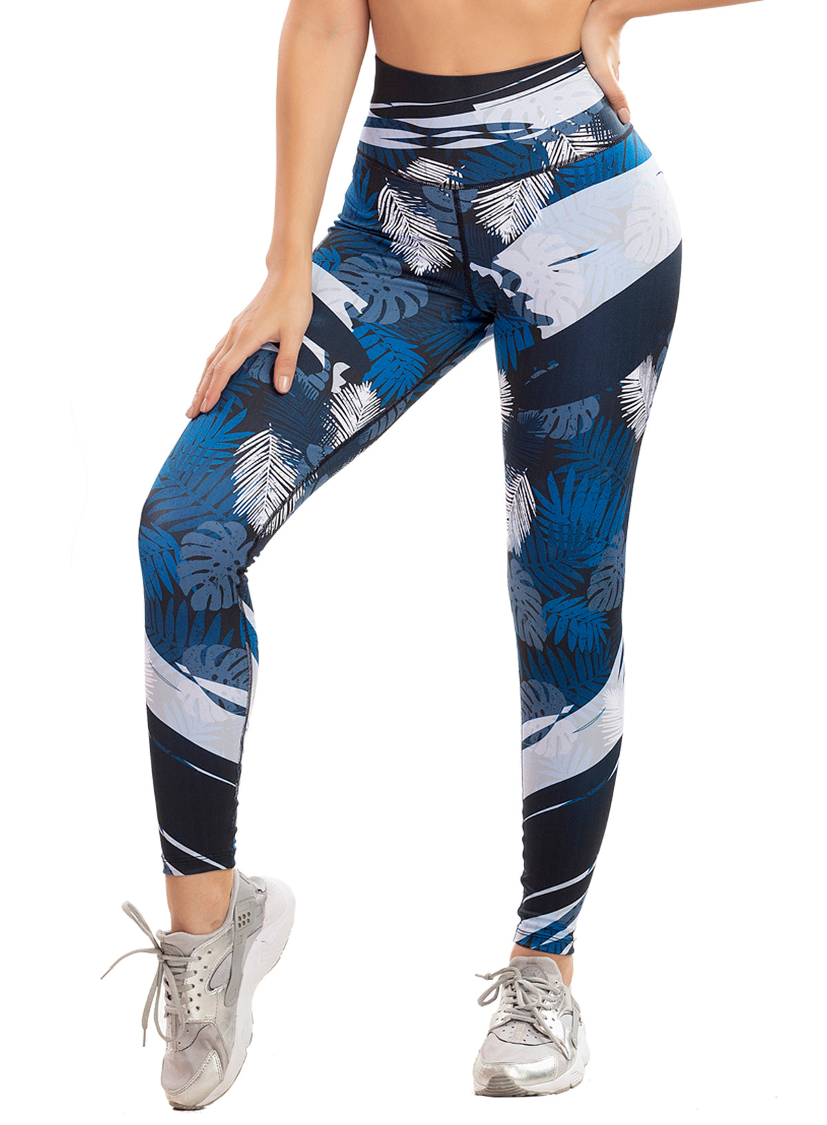 Calza Tipo Leggings Reductora POWER SLIM Selva Azul Ref.: 7005E