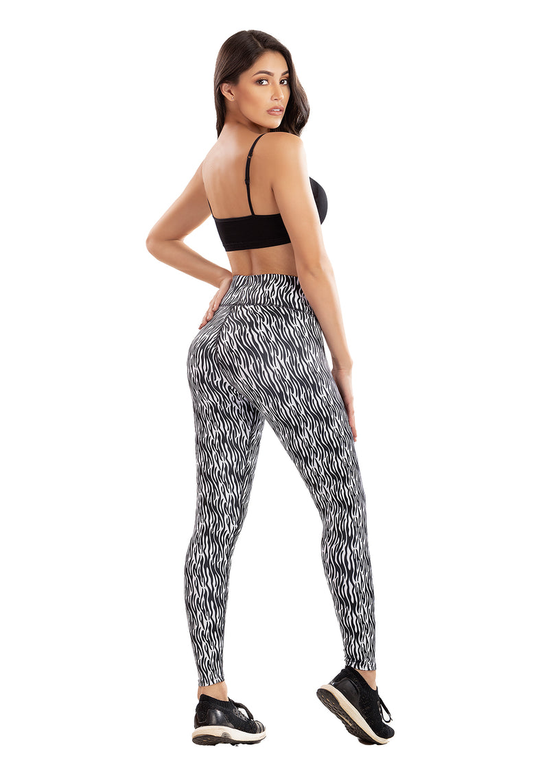 Calza Tipo Leggings Reductora POWER SLIM ZEBRA Ref.: 7005e