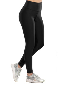Calza Tipo Leggings Deportiva con FAJÓN Negra 7035