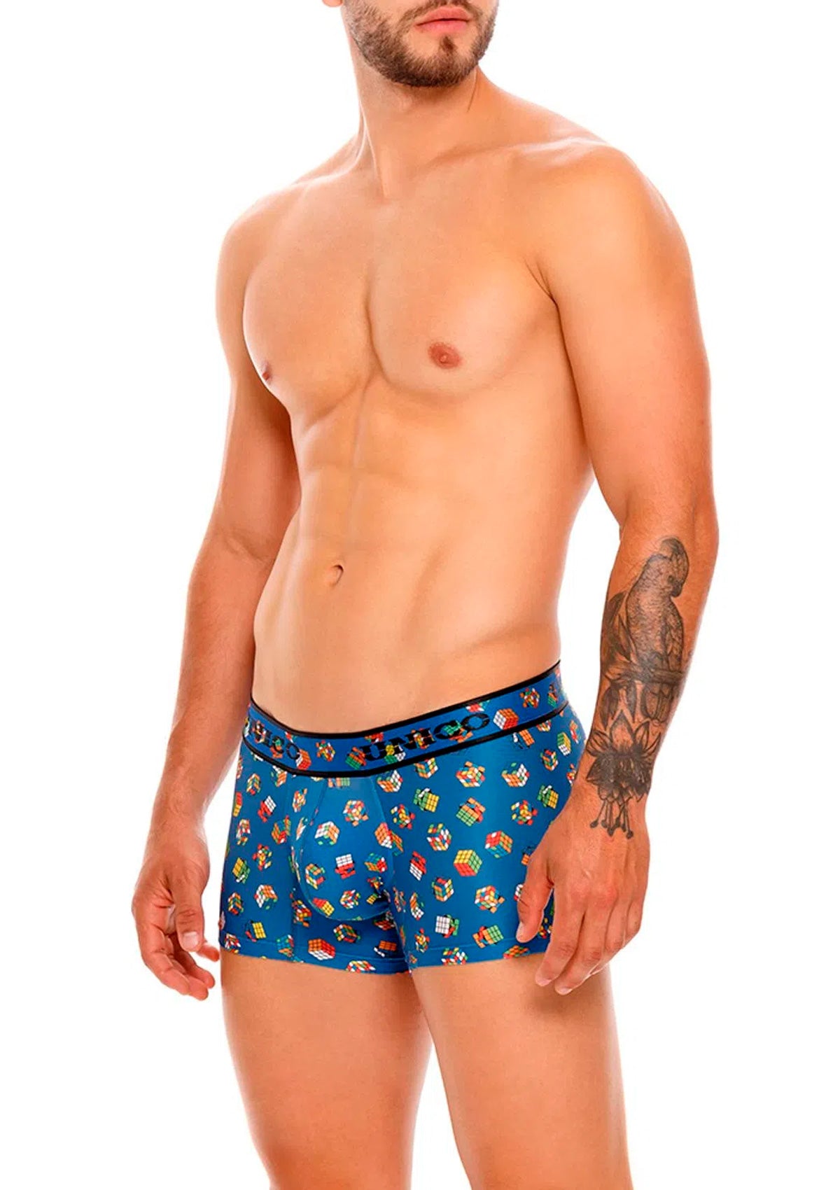 BOXER COPA CORTO CUBO RUBIK MICROFIBRA