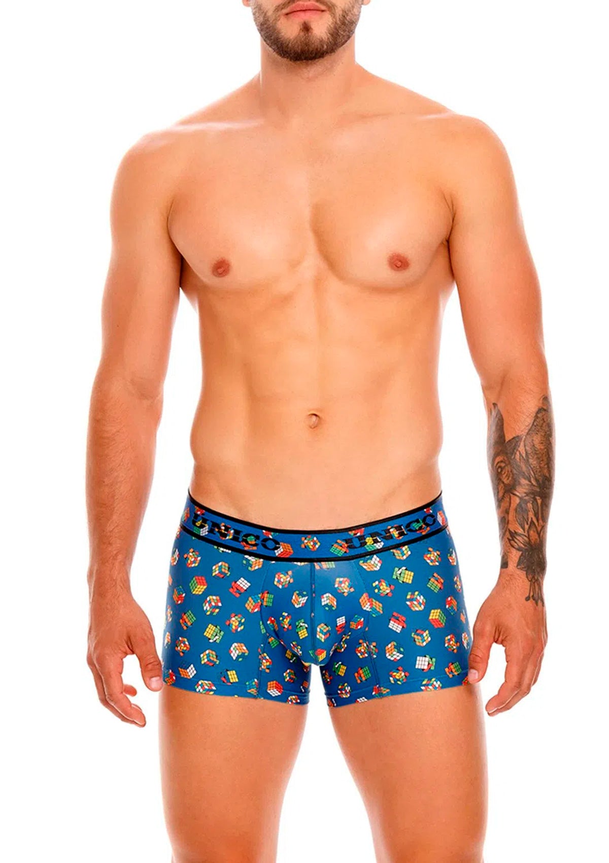 BOXER COPA CORTO CUBO RUBIK MICROFIBRA