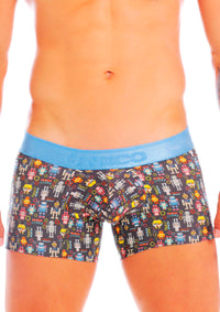 BOXER CORTO CYBORG MICROFIBRA