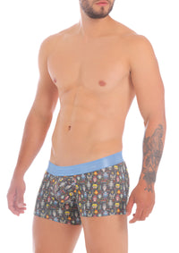 BOXER CORTO CYBORG MICROFIBRA