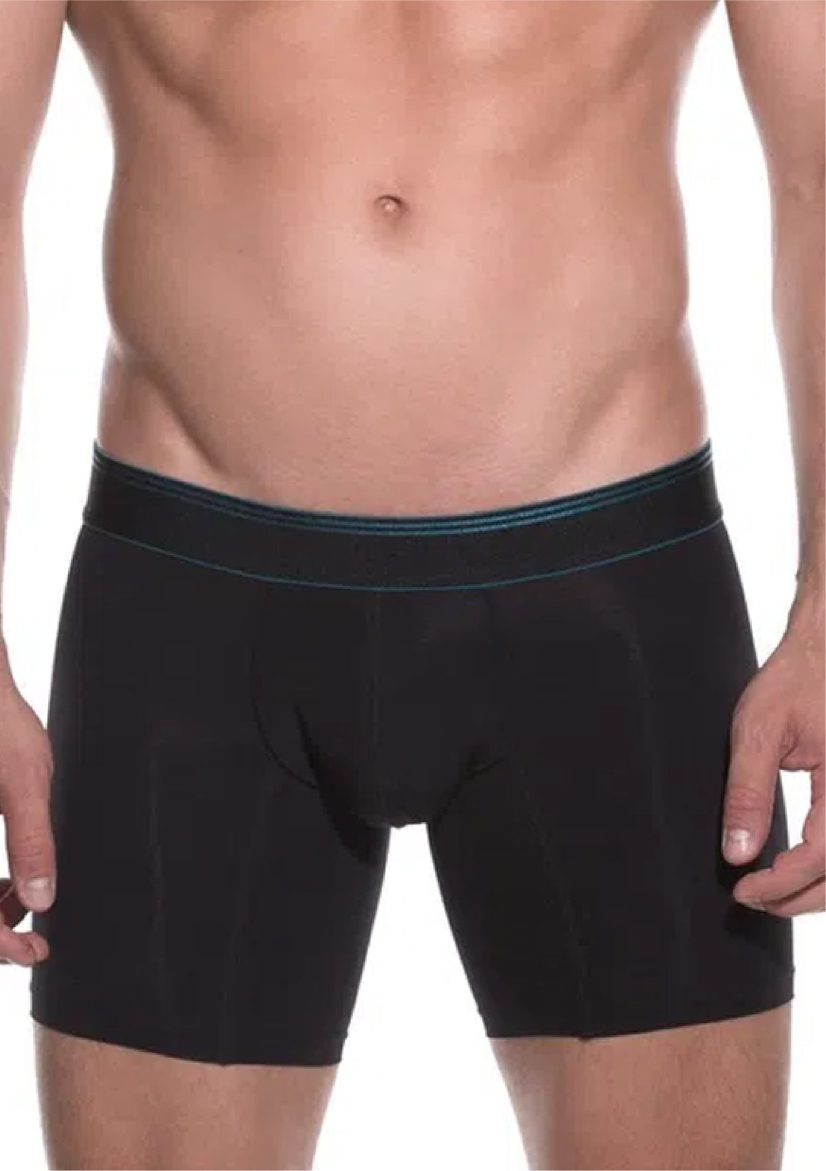 BOXER COPA MEDIO WEEK TURQUOISE MICROFIBRA