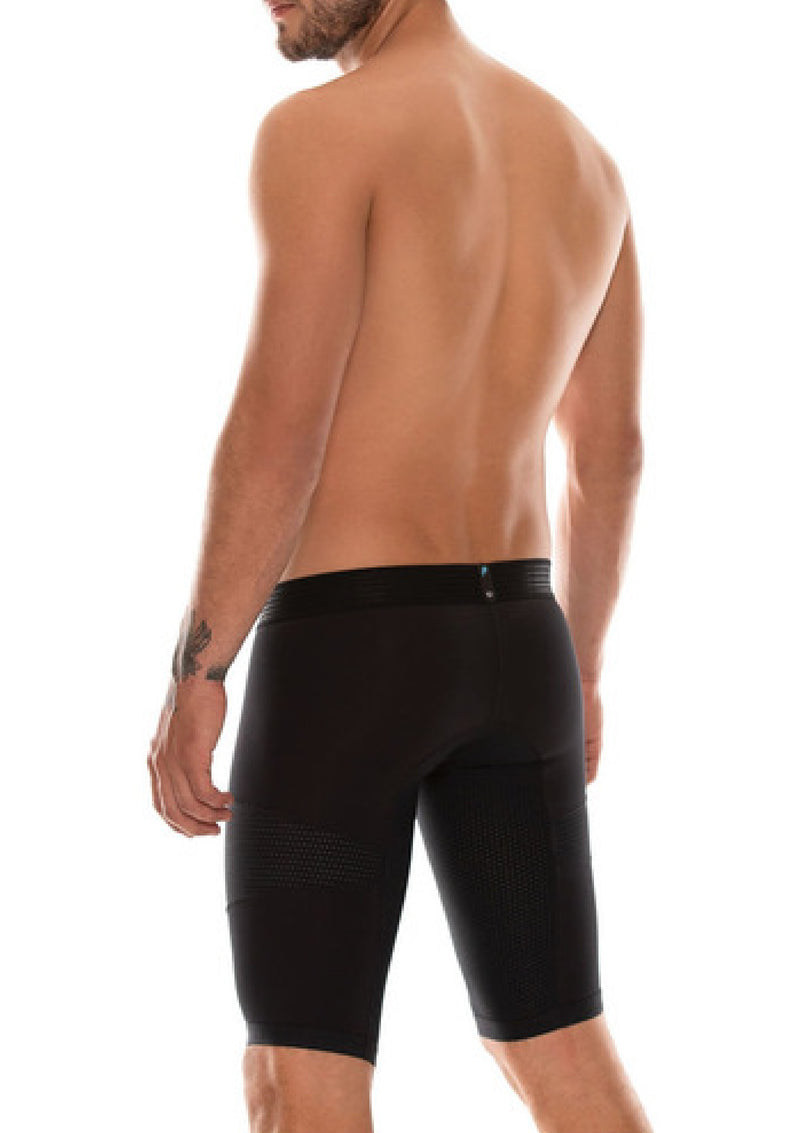 BOXER COPA ATHLETIC RUNNER BLACK MICROFIBRA