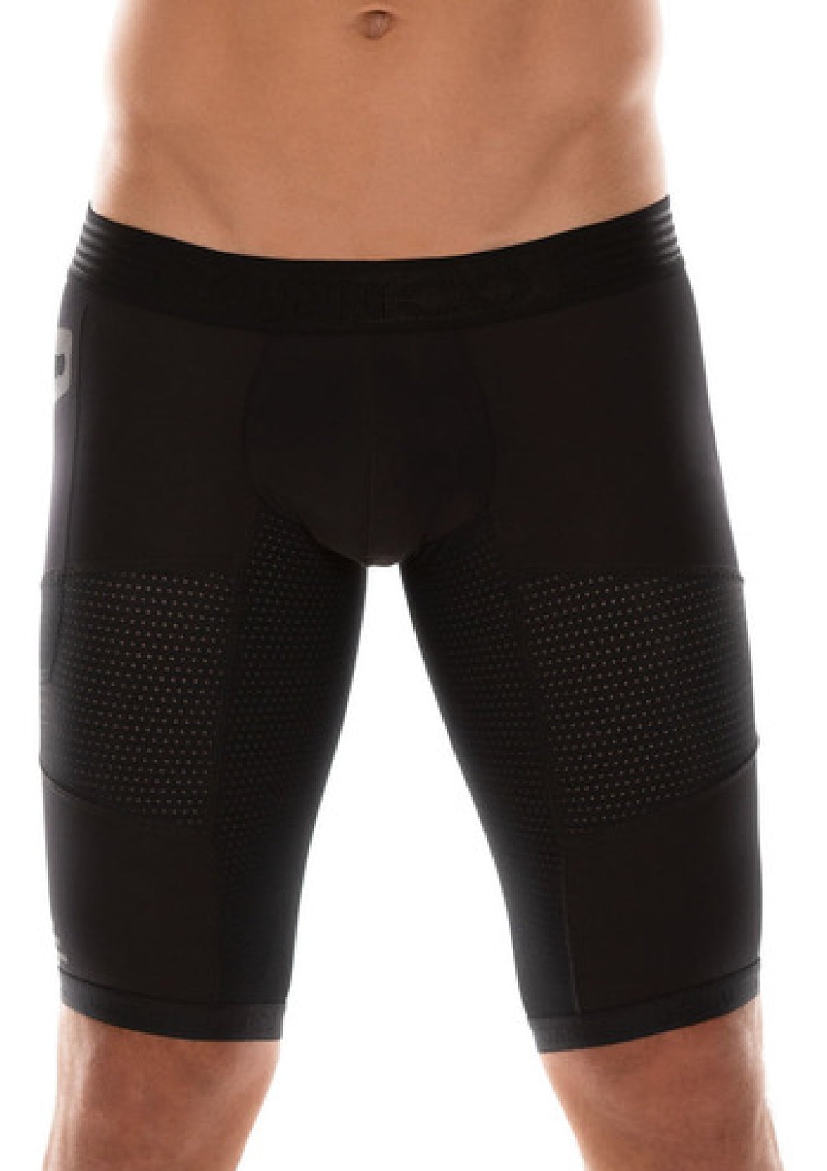 BOXER COPA ATHLETIC RUNNER BLACK MICROFIBRA