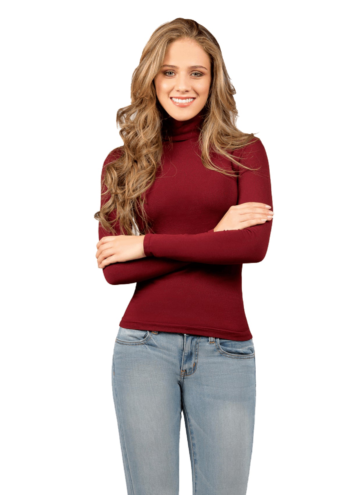 CAMISETA CUELLO ALTO BRIGIT Más que básica, Tu Arma Secreta Para Lucir Increíble con Cero Esfuerzo.