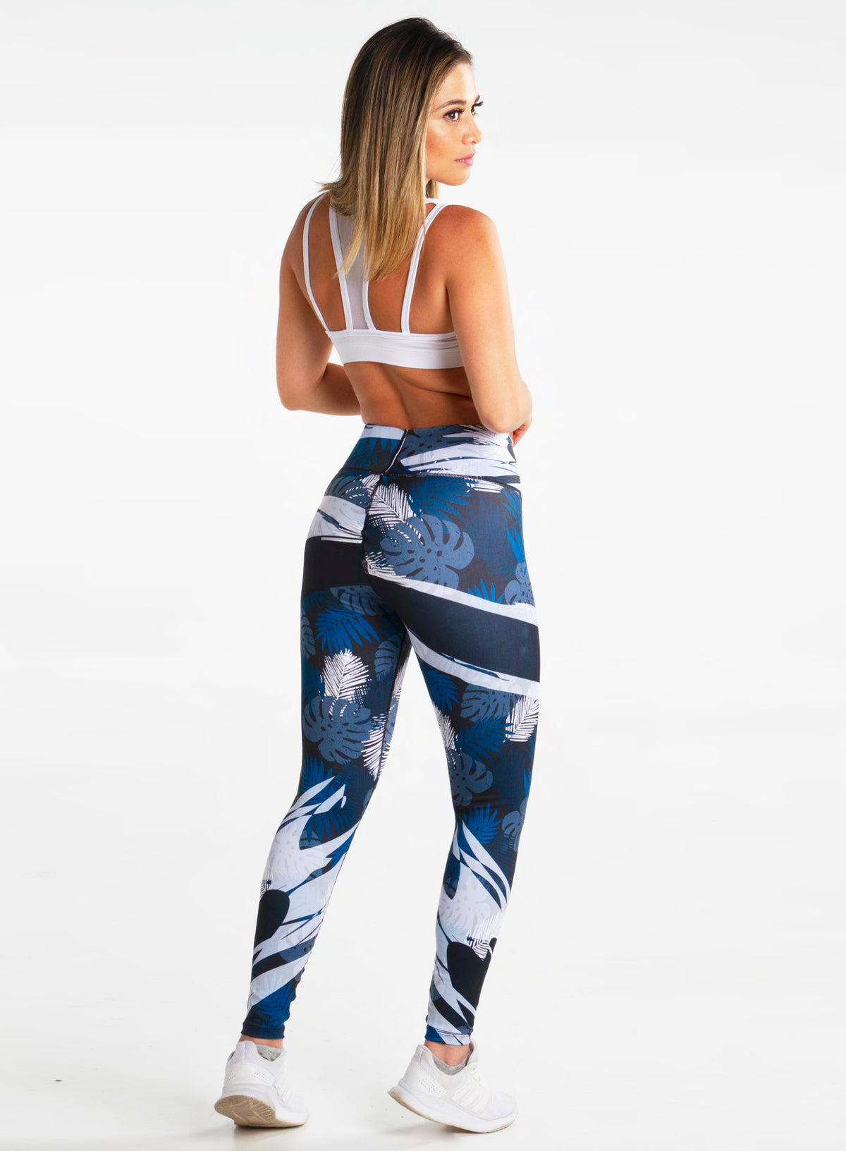 Calza Tipo Leggings Reductora POWER SLIM Selva Azul Ref.: 7005E