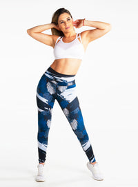 Calza Tipo Leggings Reductora POWER SLIM Selva Azul Ref.: 7005E