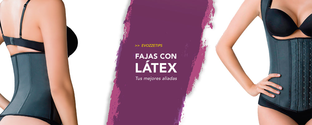 ¿Qué son las fajas con látex?