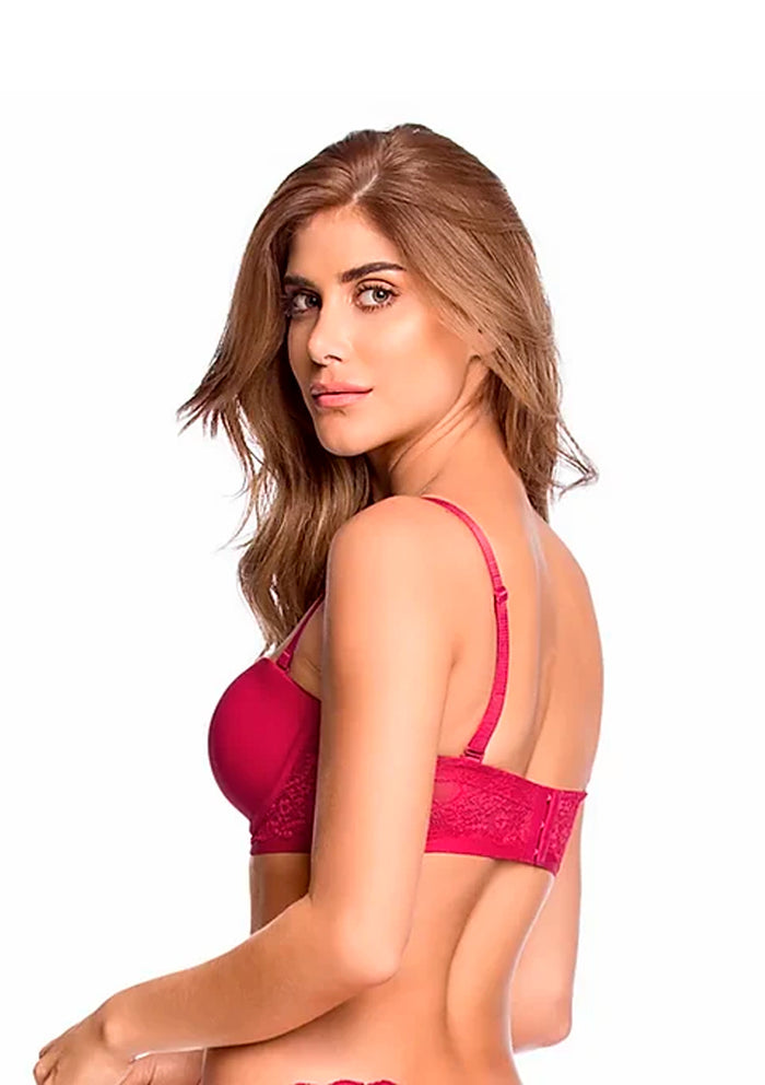 Strapless · Realce Incorporado · Encaje Copa B y C REF 101148 - evozze