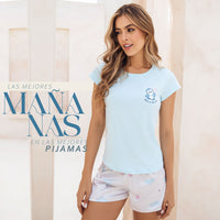Conjunto Pijama con short en  Satén