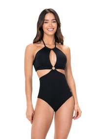 Traje de baño entero con control Monokini
