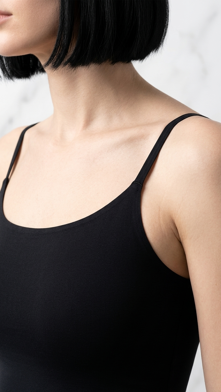 ¡Figura Esbelta! Camiseta Modeladora Seamless con Tirantes Finos REF 2501