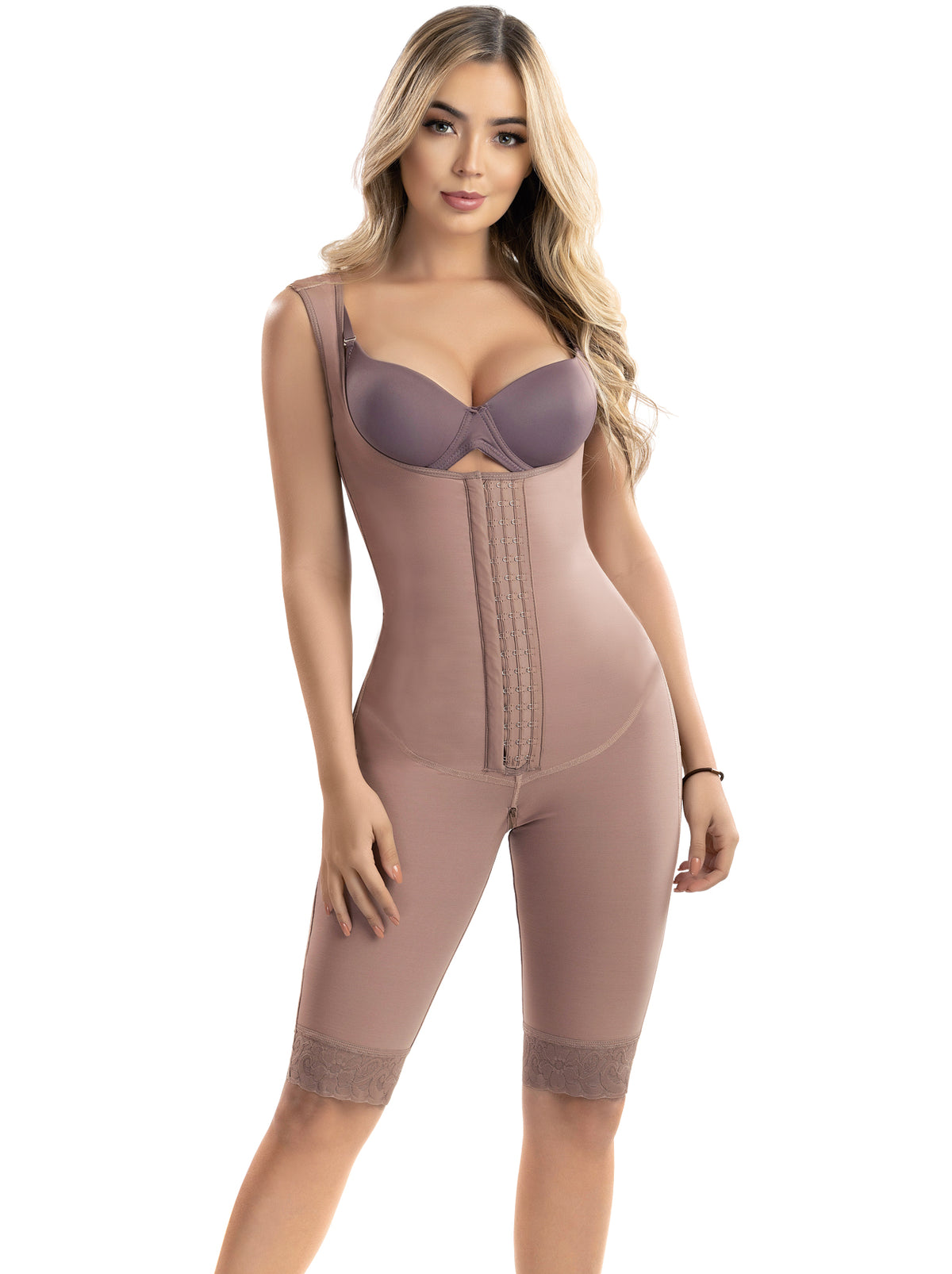 Faja Powernet Postoperatoria a la Rodilla Con Cierre Perineal REF 3098