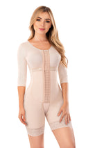 Faja Powernet postoperatoria sobre busto tipo short