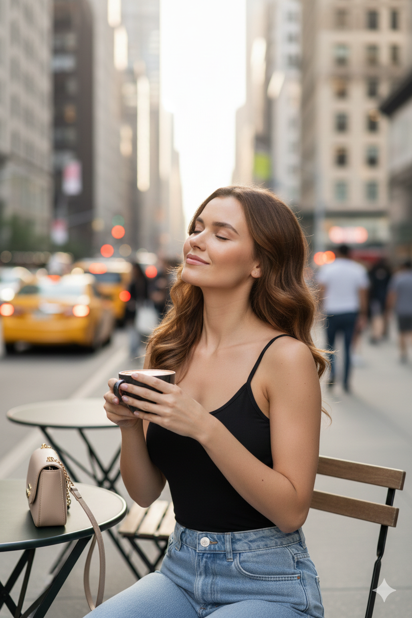 Camiseta Gracia Cool Touch Femme Frescura inteligente con un diseño delicado. REF 5203