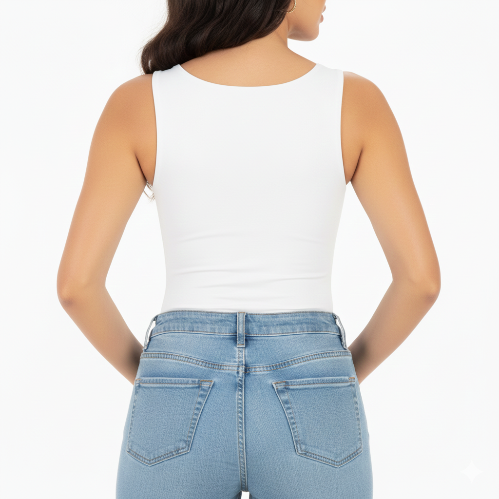 Camiseta Clara Cool Balance Shape Elegancia Estructurada con Sensación de Segunda Piel. REF 5204