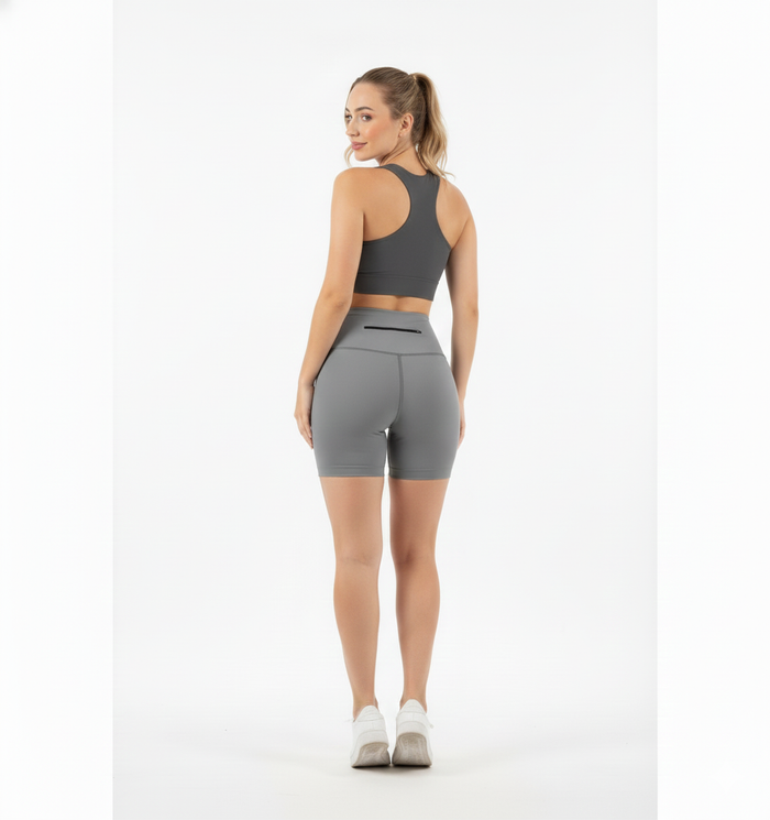 Short Deportivo con Bolsillo Posterior en Cintura Media REF 7136 - evozze