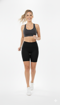 Short Deportivo Cintura Alta con Bolsillos Laterales REF 7117