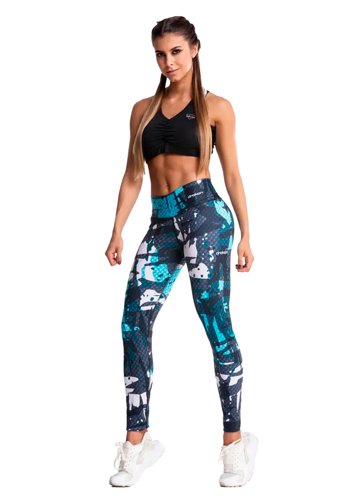 Leggings Deportivo Blue-Camuflaje - evozze