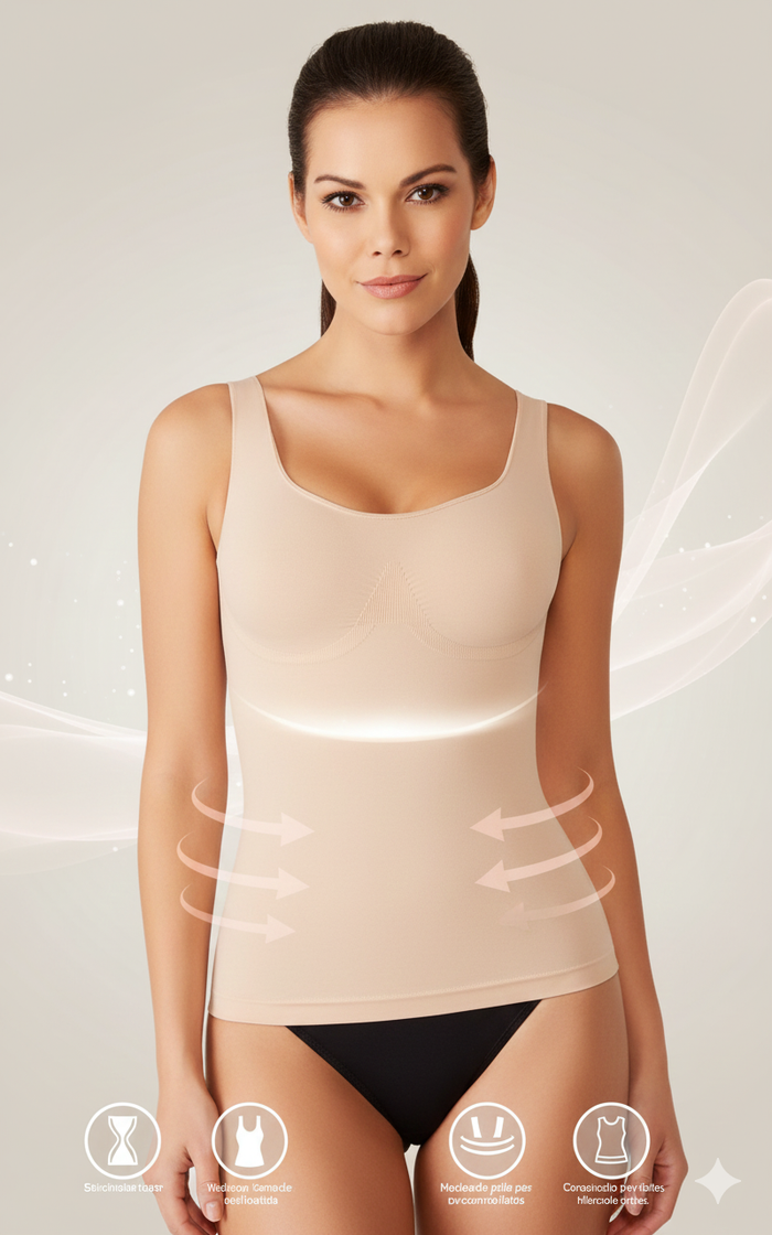 Camiseta Reductora Tirantes Anchos REF 1T2651 - evozze