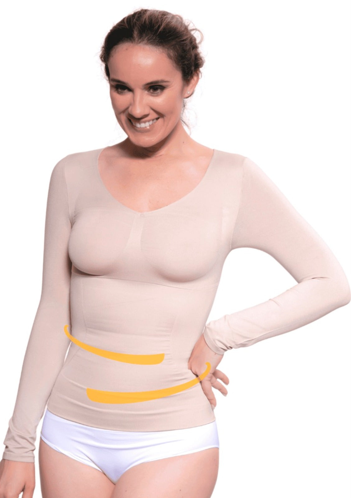 Camiseta modeladora Manga Larga Karam