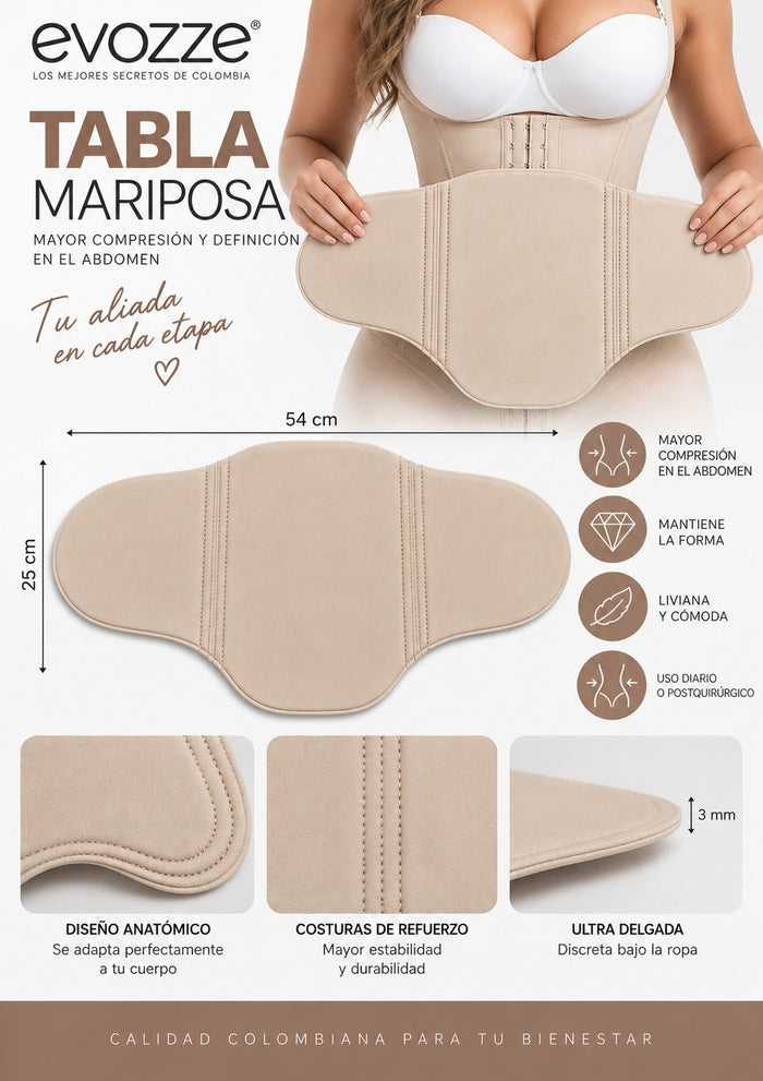 Tabla Abdominal Tipo Mariposa EVOZZE REF 511