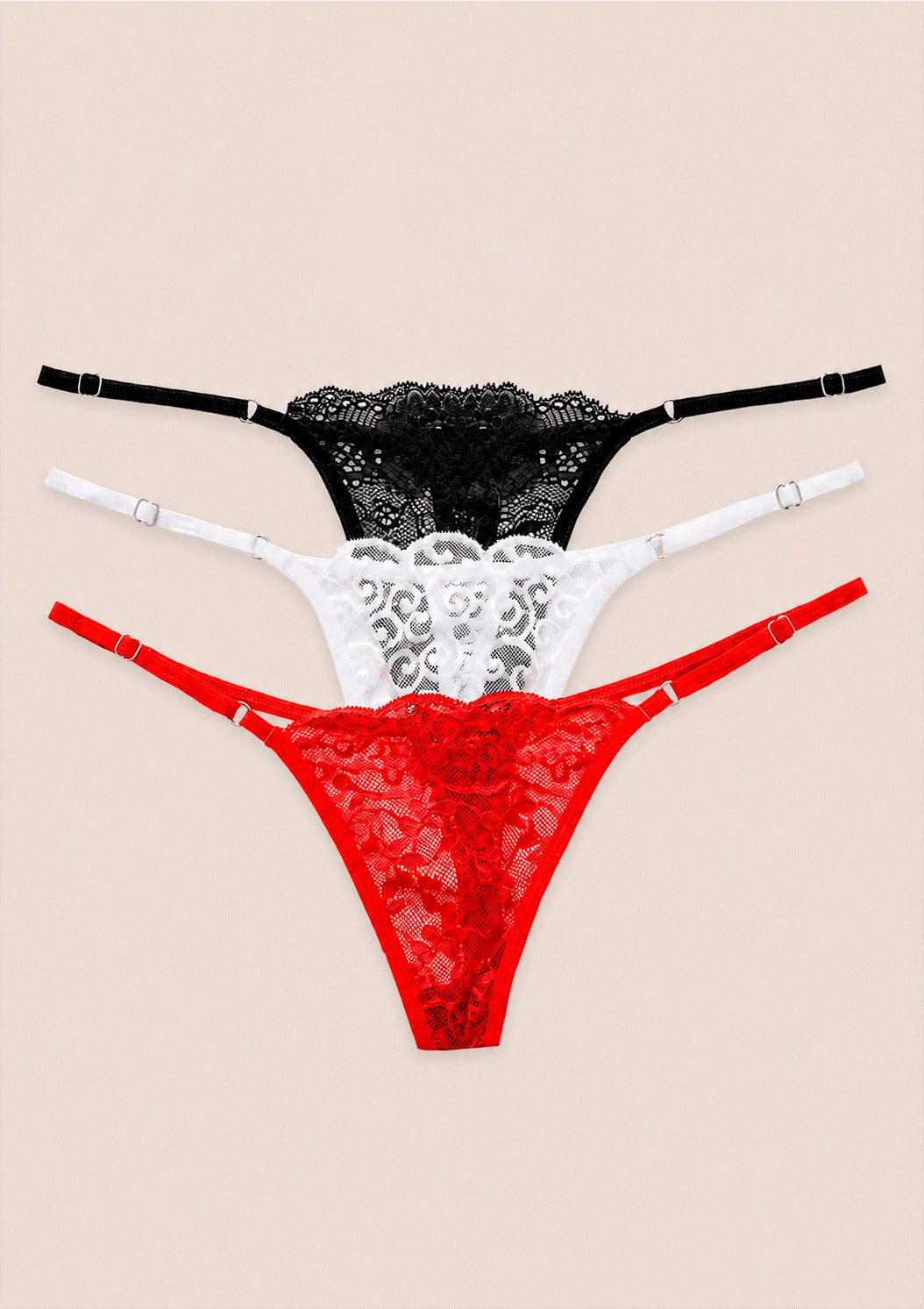 Pasión Elegante Colaless Pack X3. El equilibrio perfecto entre delicadeza y seducción REF 000982