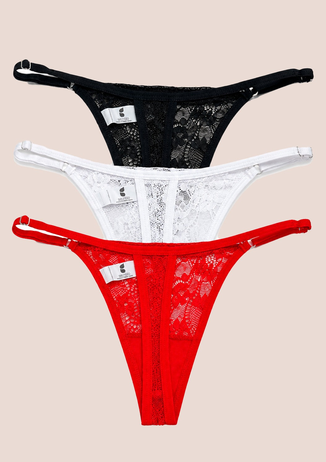 Pasión Elegante Colaless Pack X3. El equilibrio perfecto entre delicadeza y seducción REF 000982