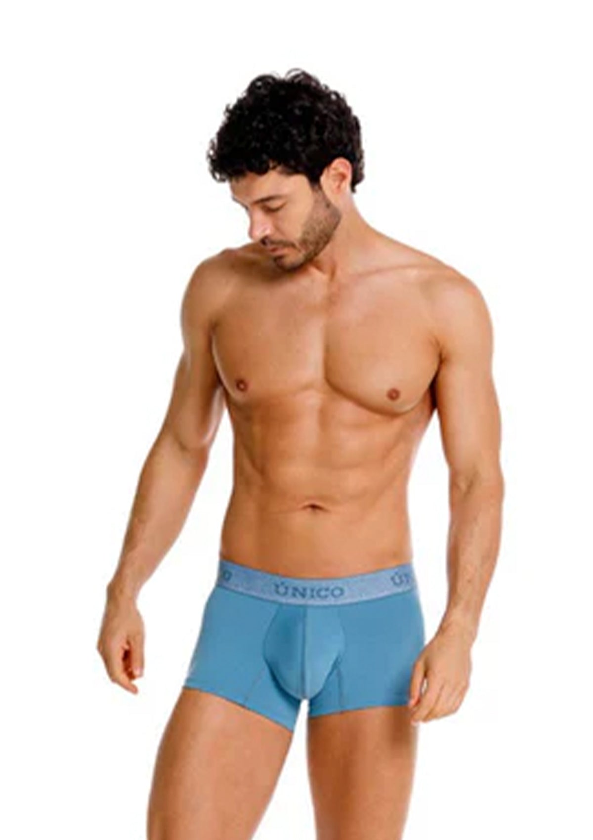 BOXER CORTO TEAL ALGODÓN