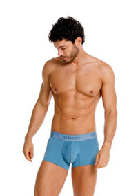 BOXER CORTO TEAL ALGODÓN